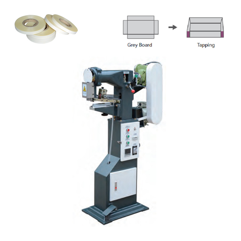 Rigid Box Corner Sealing Machine / Semiautomatic Corner Pasting Machine